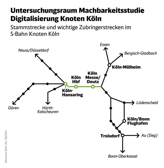 Bahnknoten Köln soll digital werden