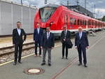 Ein feiner Zug der S-Bahn Nürnberg